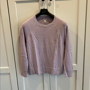 L.L. Bean Light Purple Women's Crew Neck Sweater